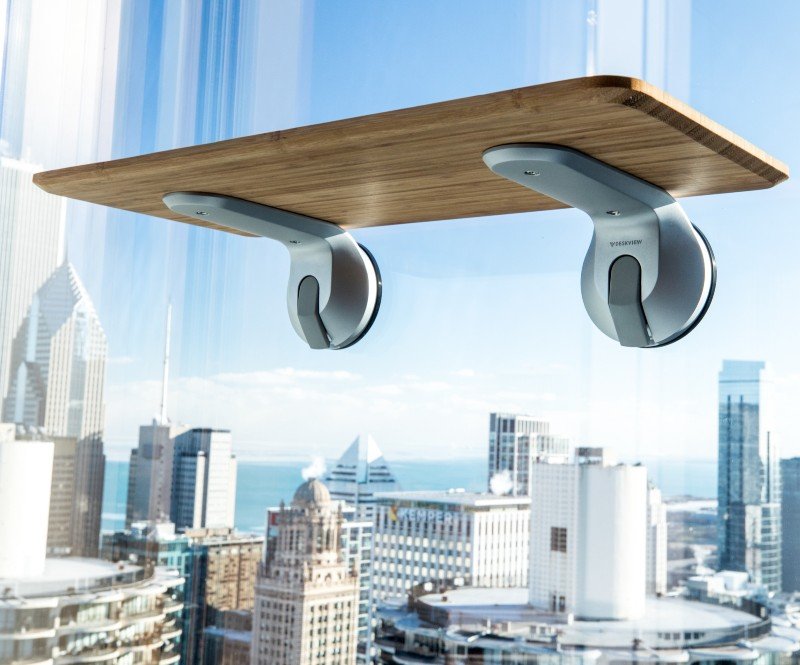 deskview portable eco-friendy bamboo desk