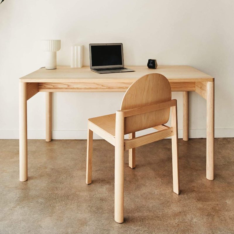 dims eave desk natural eco-friendly fsc certified sustainable wood