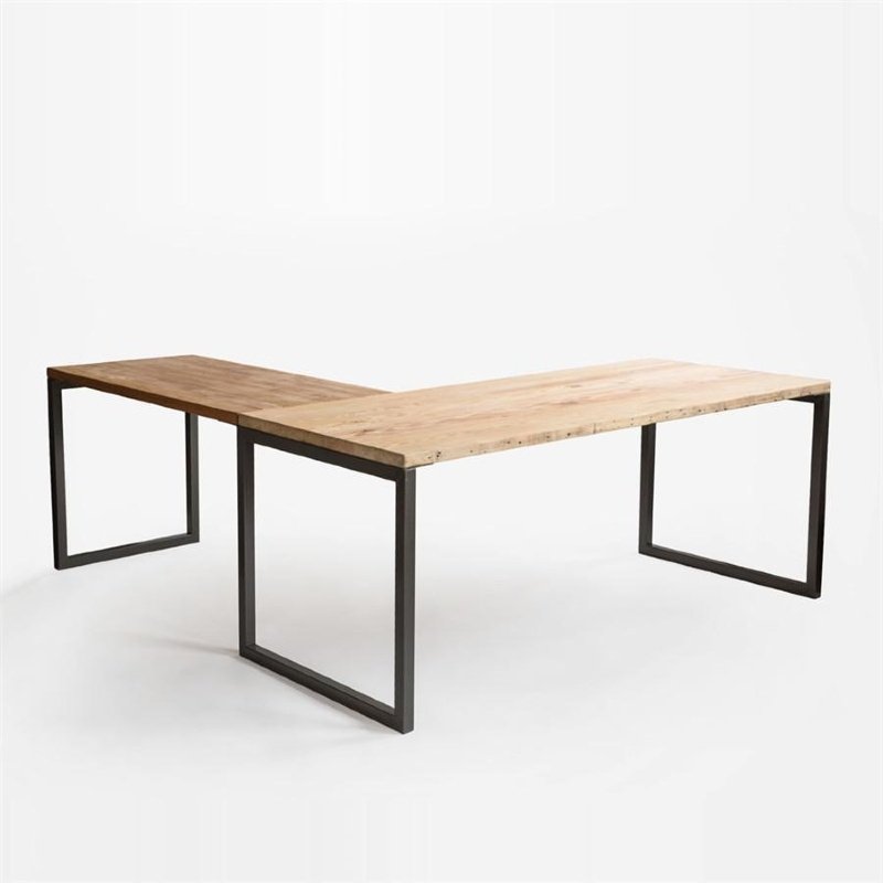 lattitude eco-friendly desk reclaimed douglas fir pine by urban wood goods