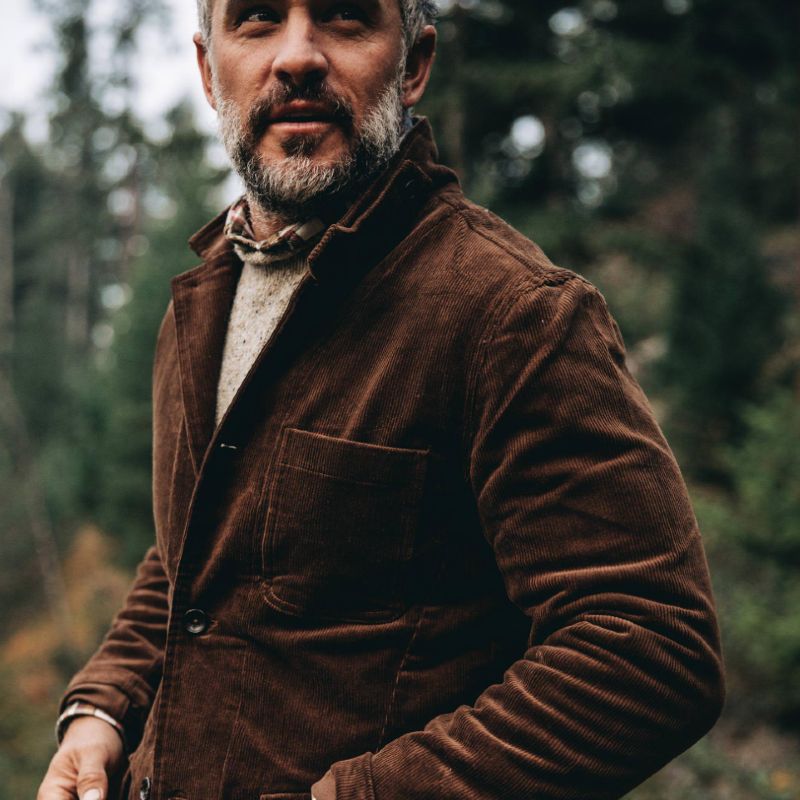 Men Sustainable Style Gibson Organic Cotton Jacket