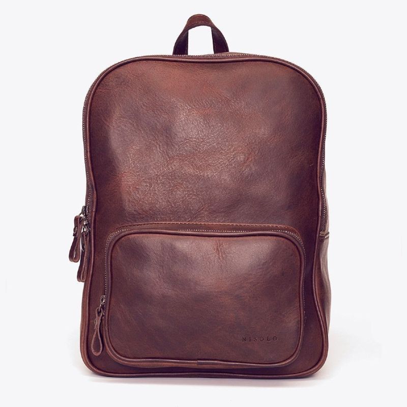 Nisolo Cordoba Backpack Sustainable Vegetable Tanned Leather
