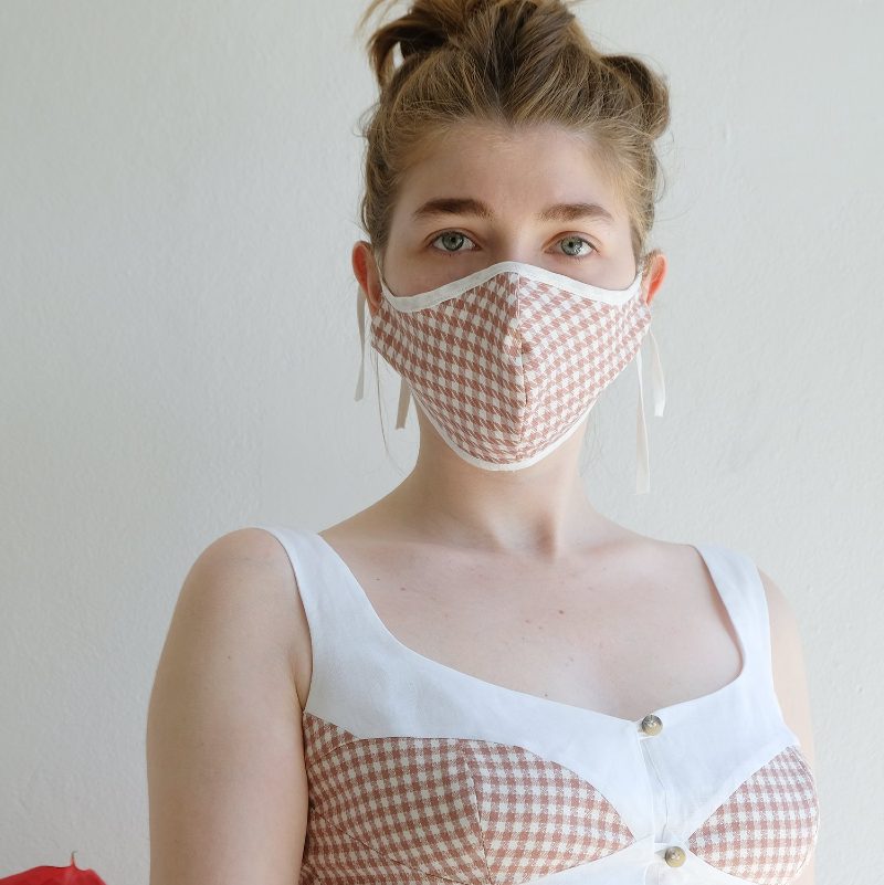 ohsevendays upcycled reusable face mask from scrap fibers