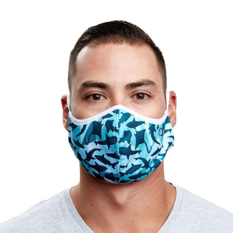 padi intercepted recycled ocean plastic reusable face mask