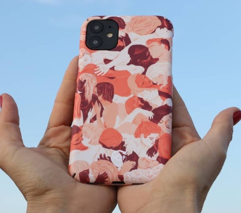 Popsicase Recycled Ocean Plastic Phone Case Love 360 Nake Collection