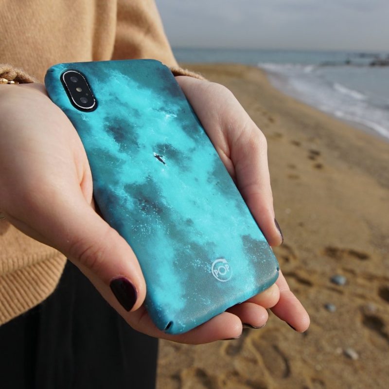 popsicase recycled phone case from ocean fishing nets