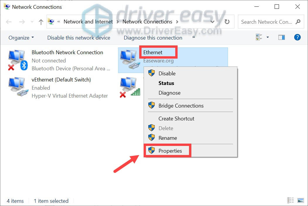 change DNS server to 1.1.1.1