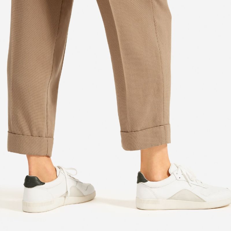 The Everlane Court Trainer sustainable materials recyled