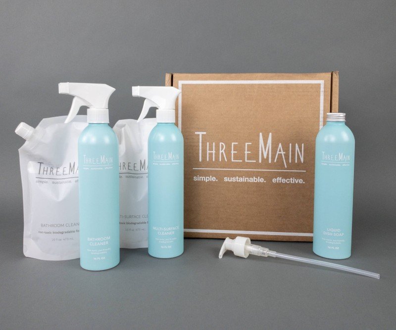 ThreeMain Sustainable Green Cleaning Products