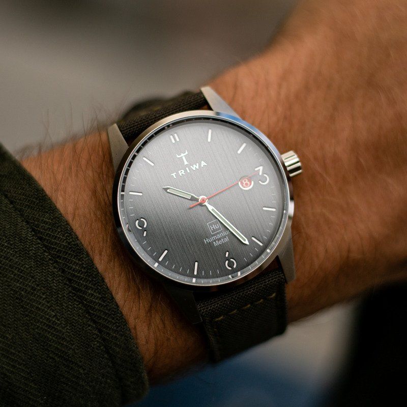 Triwa Humanium Watch Recycled Metal From Firearms